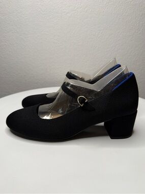 Rothy’s The Mary Jane Heels In Black